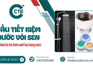 Đầu tiết kiệm nước vòi sen: Phụ kiện hỗ trợ kiểm soát lưu lượng nước