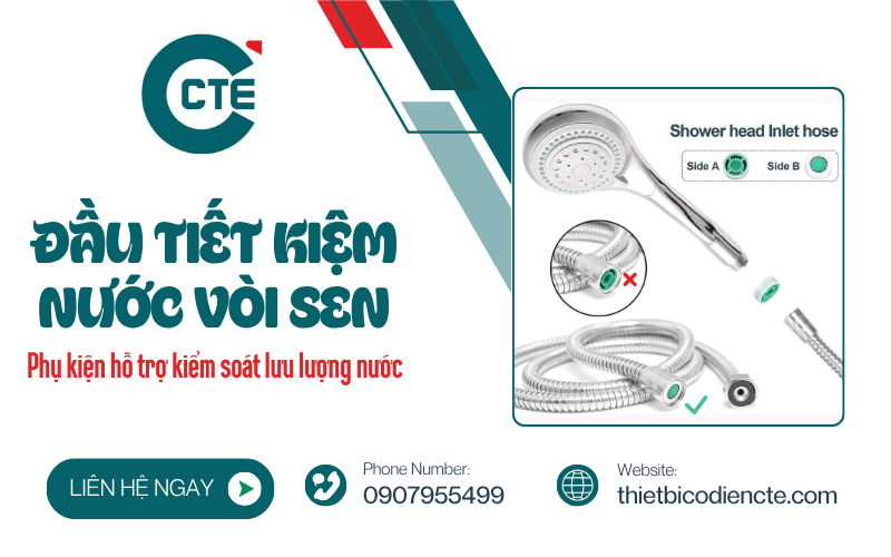 đầu tiết kiệm nước vòi sen
