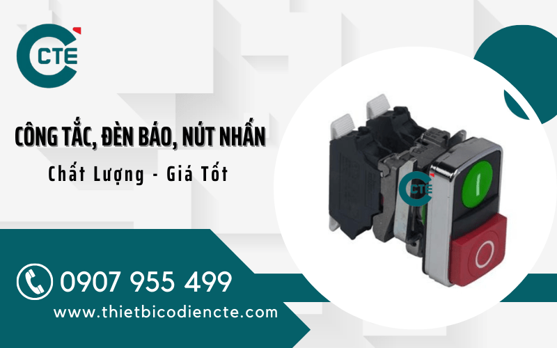 công tắc, đèn báo, nút nhấn