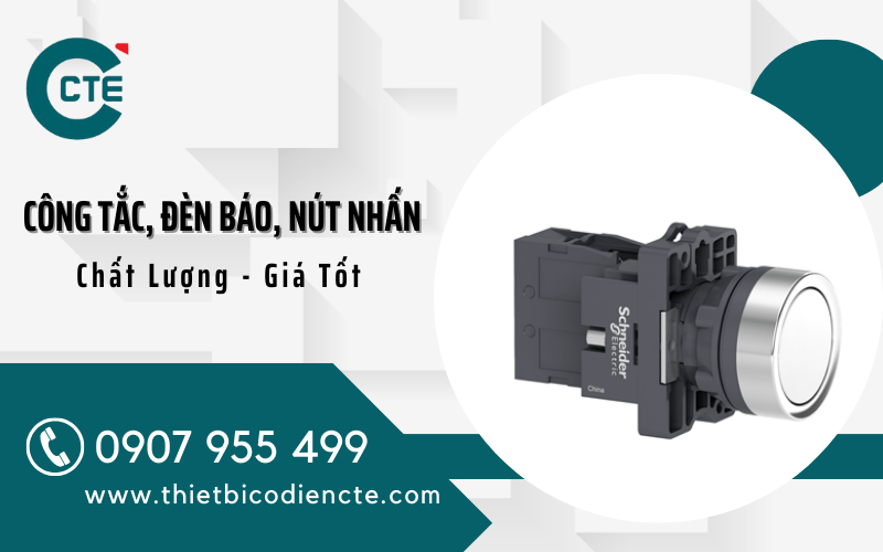 công tắc, đèn báo, nút nhấn